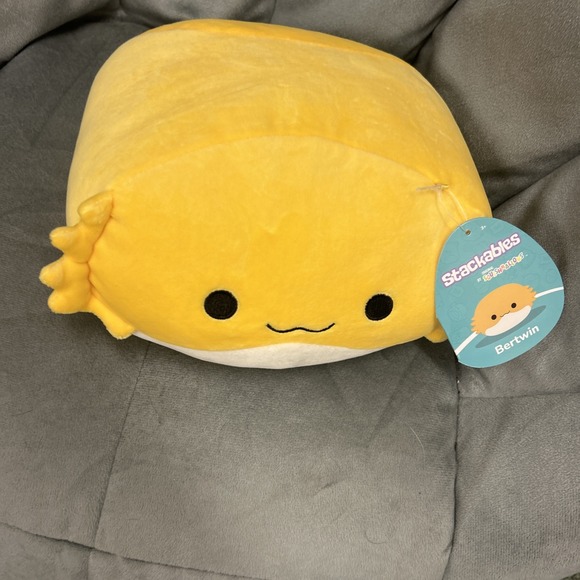Kellytoy Other - Squishmallow Stackable BERTWIN the Bearded Dragon 8" NWT Comfy Cozy Squishcore